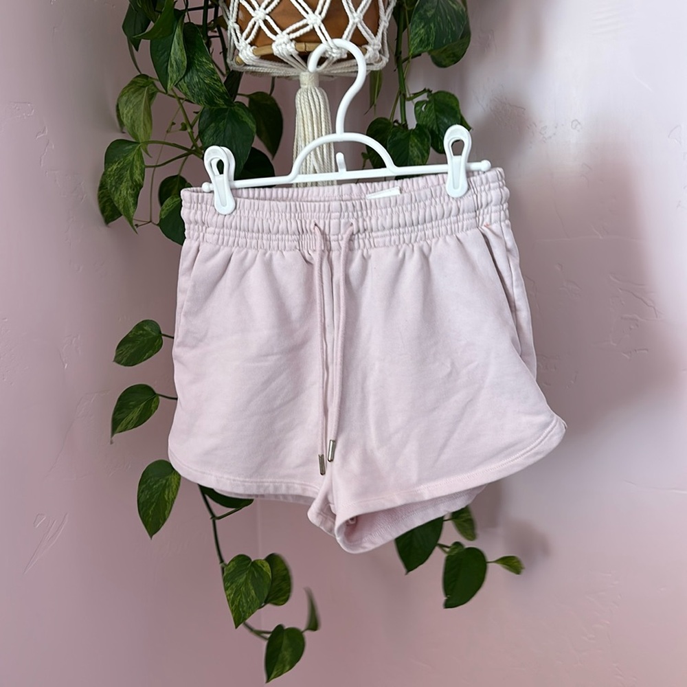 H&M pink Sweatpants shorts